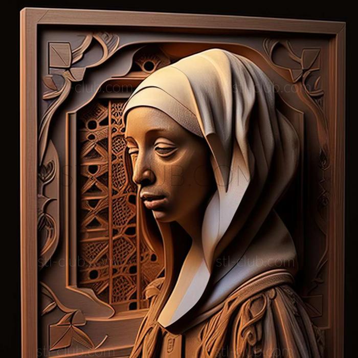 3D model Johannes Vermeer (STL)